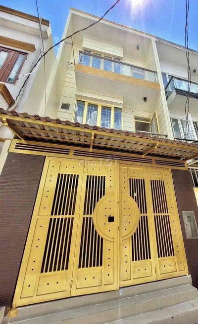 cho Thuê Nhà 1 Trệt 2 Lầu 4PN Hẻm Huỳnh Tấn Phát Gần KCN Tân Thuận