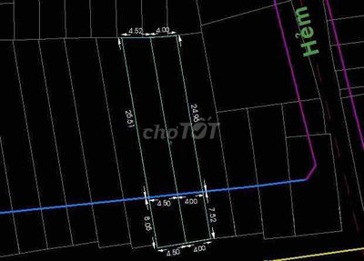 ĐẤT MT CHỢ- 8,5 x 33 - GÍA 60tr/M2