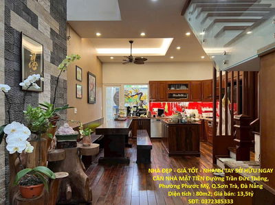 SỞ HỮU NGAY CĂN NHÀ MẶT TIỀN Đường Trần Đức Thông, Sơn Trà, Đà Nẵng