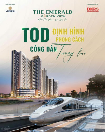 Căn hộ TOD xanh CĐT Lê Phong - Giá đợt 1 chỉ 1,8tỷ/ căn 1PN The Emerald View