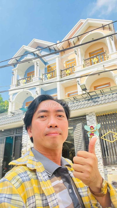 NHÀ MỚI HƯƠNG LỘ 2 GIÁP Q6 – 3 TẦNG 4X20M - ĐƯỜNG 8M XE HƠI THÔNG