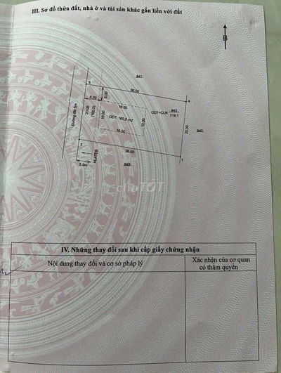 Đất siêu ngộp. 20x36m thổ cư 160m