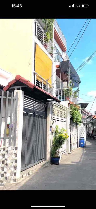 52 M - 5,580 TỶ - 2 Lầu - 51 Cống Lở - Tân Binh - P 15 - HXH