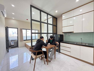 Căn hộ 1 phòng ngủ vách ngăn tách bếp mới cứng ở Tân Quy Quận 7 Q4
