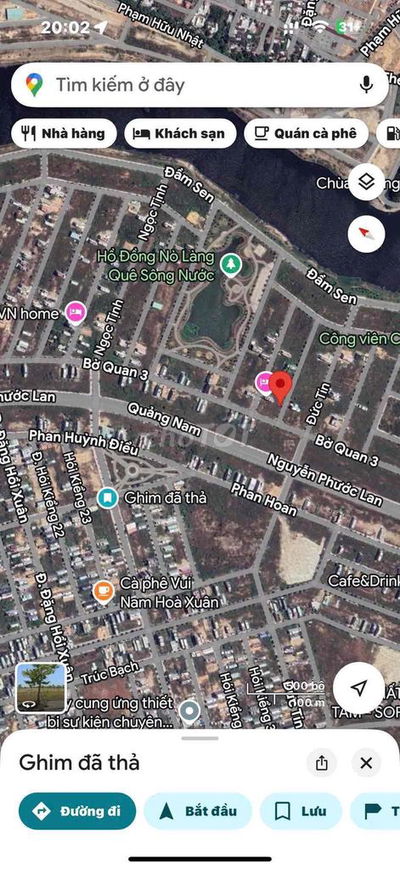 BÁN NHANH LÔ ĐẤT ĐẦM SEN NAM HOÀ XUÂN ĐÔNG NAM ĐƯỜNG 7M5