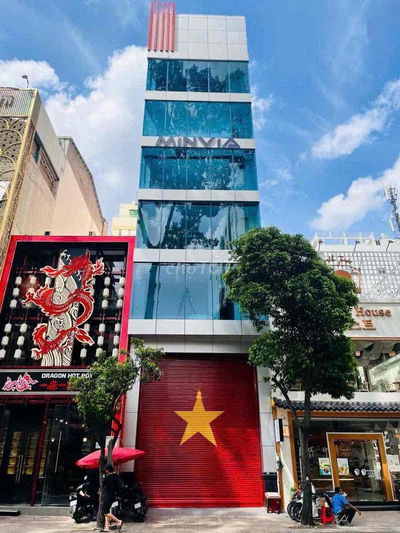 TOÀ NHÀ VĂN PHÒNG CAO THẮNG, Q3 - HẦM TRỆT 7 LẦU - DT 6m x 18m - MỚI