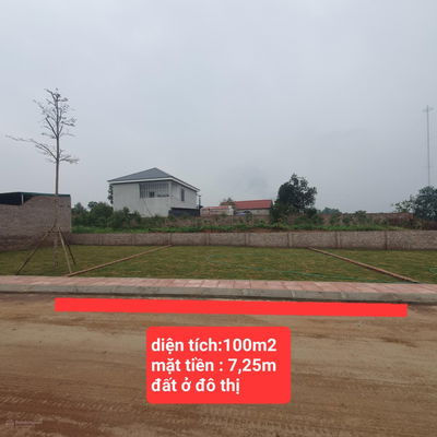 Chính chủ cần bán nhanh lô đất phường Tùng Thiện rẻ hơn thị trường 300tr DT 100m2, mặt tiền 7m.