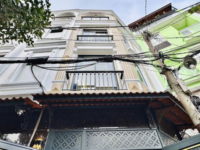 NHÀ MỚI 4 TẦNG-HXH KHU ĐỒNG BỘ VIP HOÀNG HOA THÁM, P7, BTHẠNH