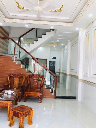 Bán nhà ĐẸP 3 Tầng Long Bình Tân,đường nhựa 2 ô tô,SHR hoàn công,giá