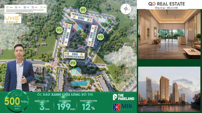 VỐN CHỈ 500 TRIỆU! ĐẦU TƯ CHUNG CƯ NÀO ĐƯỢC? the Parkland của MIK là câu trả lời.
