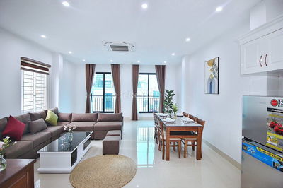 🥇Cho thuê CHDV đủ đồ 1K1N ở 13 Yên Phụ nhỏ, cạnh Thanh Niên, Trúc Bạch