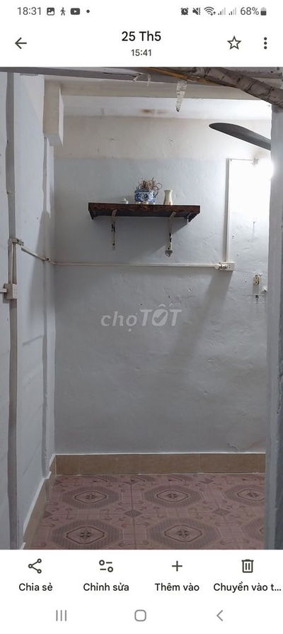 Nhà trọ không chung chủ. Điện nước giá dân.