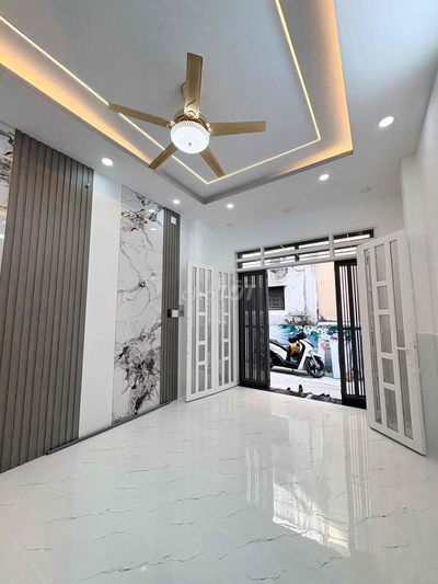 BÁN NHÀ QUẬN 6 PHƯỜNG 13 BÀ HOM- 3LẦU - 3PN- HẺM THÔNG 4M