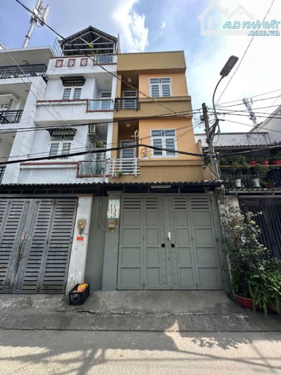 Bán nhà hẻm 7 m thông,60 m2 4 tầng 7,5 tỷ,đường Lê Văn Thọ,quận Gò Vấp