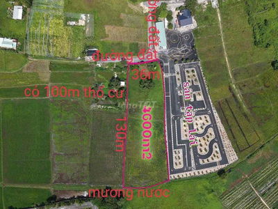 Chủ bán 4600m2 sẵn 100m Thổ cư - Sát trường lái xe - Chỉ 2tr5/m2 tl