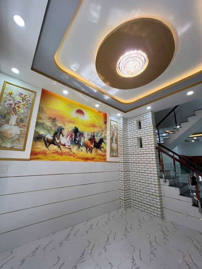 Nhà mới gần Tân Hòa Đông, Q.6 : 3 tầng 90m2 hẽm ô tô chỉ 6 tỷ