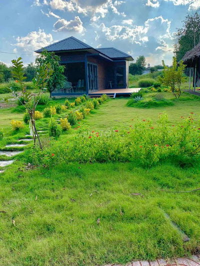 Nhà vườn 670m2(10x67) sẵn 200TC, ngay QL 14 500tr SHR Bình Phước