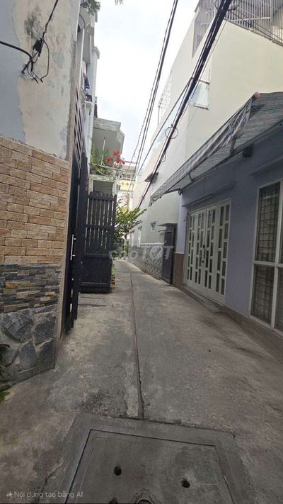 Nhà nở hậu 3.8×15m 4 tầng gần Cầu Ông Buông P9 Q6