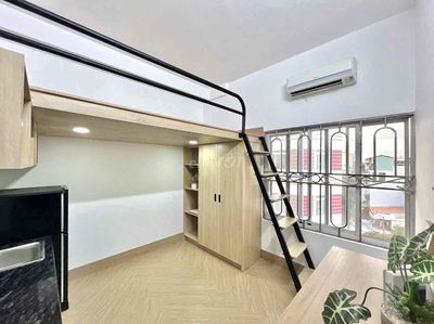 🔥PHÒNG GÁC CỬA SỔ TRỜI GIÁ RẺ THANG MÁY ĐẦY ĐỦ NỘI THẤT NGAY SÂN BAY