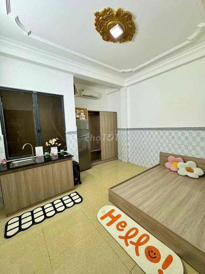 TRỐNG SẴN 1 PHÒNG FULL NỘI THẤT - CHỈ VIỆC XÁCH VALI VÔ Ở