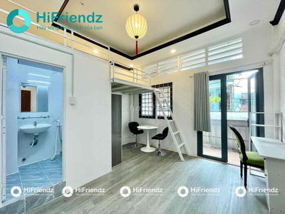 🔥PHÒNG GÁC BAN CÔNG NHÀ MỚI ĐẦY ĐỦ NỘI THẤT GIÁ RẺ SÁT QUẬN 10