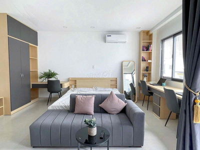 🧧STUDIO BAN CÔNG - NỘI THẤT CAO CẤP - TONE SIÊU ĐẸP NGAY SÁT Q1