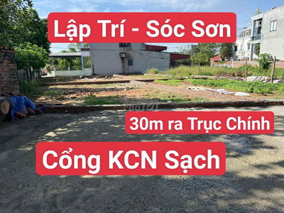 1. 9x tỷ Full thổ cư 105m Lập Trí Sóc Sơn gần cổng KCN Sạch Giá Hiếm