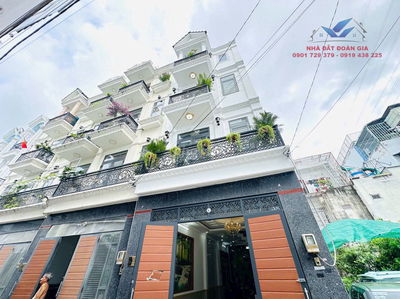 Hạ giá nhà phố 4.5m x 13m 4 tầng hẻm 6m đường Tân Chánh Hiệp 10 Q12