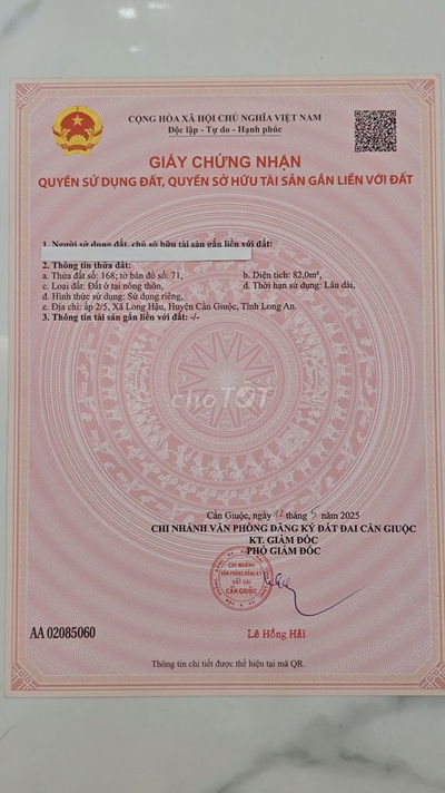 Đất full thổ cư đường Lê Văn Lương nối dài.