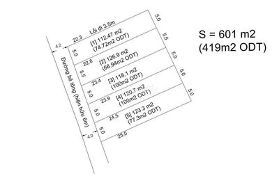 Đất nền phú Mỹ Dx05 chỉ 20tr/m2 tc100