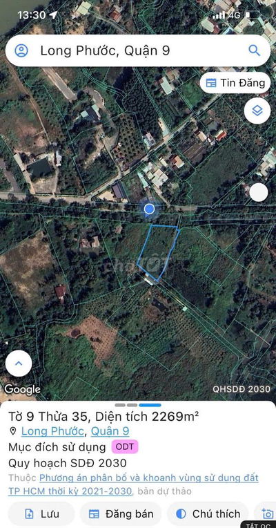 ĐẤT NHÀ Ở KẾT HỢP KINH TẾ VƯỜN LONG PHƯỚC – SÁT VINHOMES Q9