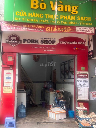 Cho thuê chỗ bán hàng ngay chợ Nghĩa Phát, ko ở lại