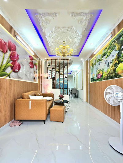 Nhà đẹp vào ở liền có sổ hồng đồng sở hữu đường trước nhà 6 m