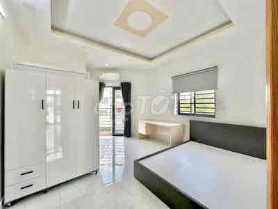 Căn hộ Quang Trung full nội thất, ban công, máy giặc riêng,ở được ngay