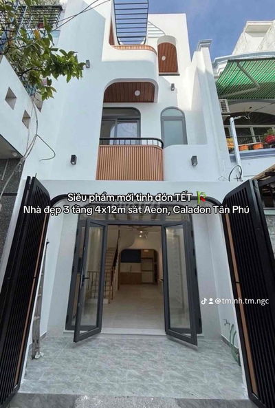 SIÊU PHẨM GIÁ RẺ !! Ô TÔ vào nhà Ngay AEON TÂN PHÚ - 3 tầng cực đẹp