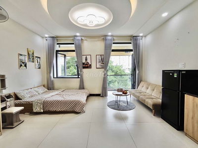 Căn Hộ Studio Ban Công Full Nội Thất Như Hình Gần Ngay Cầu Đỏ