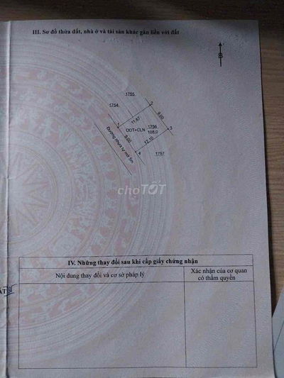 Bán đất Tân Định Bến Cát ngay ngã tư Sở Sao, Khu Du lịch Đại Nam