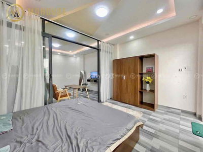 🔥CHO THUÊ 1PN 50M2 - BAN CÔNG LỚN - FULL NT - NGAY CV THỎ TRẮNG Q3 Q10