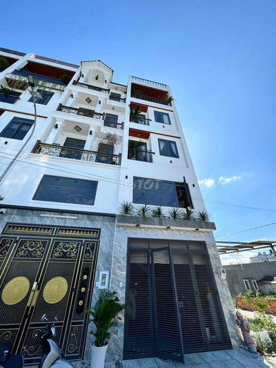 Smart Home  mặt tiền tân thới hiệp 13 , q12 , 5 tầng - đủ nội thất mới