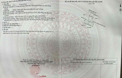 Cần bán đất sổ riêng Vĩnh Phú giá bao đẹp ngay Tân Hiệp Phát