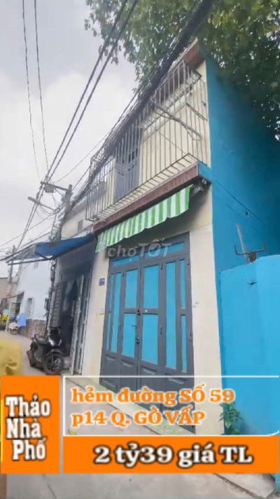 🏡 BÁN NHÀ ĐƯỜNG SỐ 59 – P.14 (CŨ) GÒ VẤP | XE HƠI ĐỖ CỬA | GIÁ TỐT