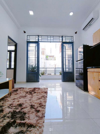 Căn Hộ 1PN Ban Công Gần Sân Bay , Yên tĩnh, Full Nội Thất