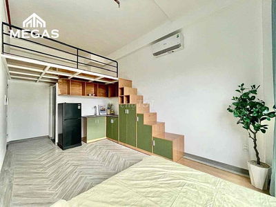 Duplex ban công full nội thất mới xây gần Văn Lang