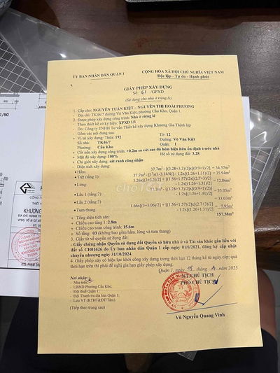 CHÍNH CHỦ BÁN NHÀ NÁT 2 MẶT TIỀN KHÔNG LỘ GIỚI HẺM