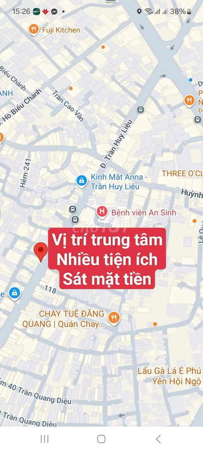 TRẦN QUANG DIỆU - QUẬN 3 - 62M2 - SỔ VUÔNG ĐẸP - CHỈ 9.5 TỶ.