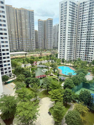 CHO THUÊ CĂN HỘ ORIGAMI–2PN 60M²–FULL NỘI THẤT– VIEW VƯỜN NHẬT, HỒ BƠI