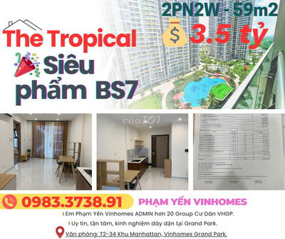 🔥 HÀNG ĐỘC QUYỀN – 🎉 Siêu phẩm  BS7 view hồ bơi🔥 Vinhomes Quận 9