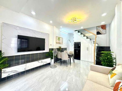 Hơn 4 Tỷ 🍀 Hẻm xe Hơi_ Nguyễn Văn Đậu_ Bình Thạnh, Full nội thất