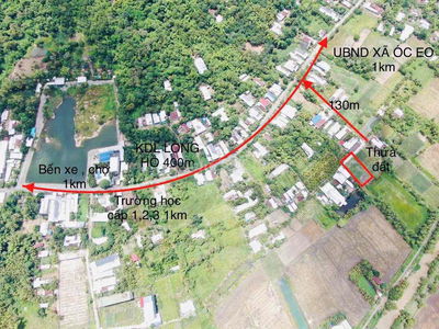 ĐẤT THỔ CƯ 271m2 (ONT + CLN) Lộ Bê Tông Trung Tâm Óc Eo