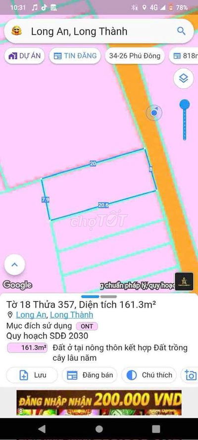 nút giao T2 sân bay 8mx20 Full thổ cư ngay vòng xoáy Long Thành,